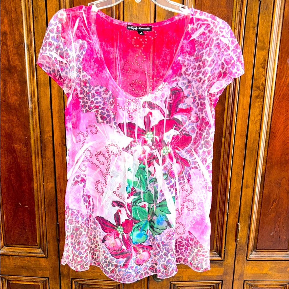 Simply Irresistible blouse.   Size Medium